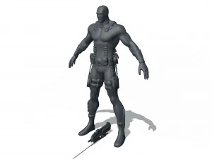 Deadpool Model 3D