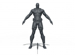 deadpool Modelo 3D