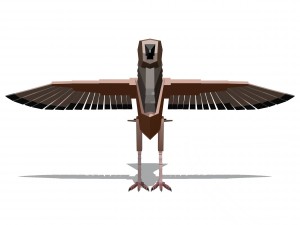 boxy bird 3D Модель