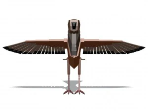 boxy bird 3D Model