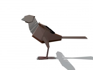 boxy bird 3D Модель