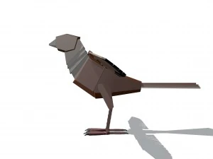 boxy bird 3D Model