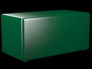 4 leather poufs with 10 colors 3D Model
