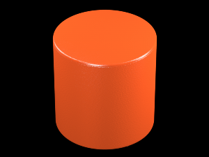 4 leather poufs with 10 colors 3D Model
