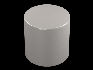 4 leather poufs with 10 colors 3D Model