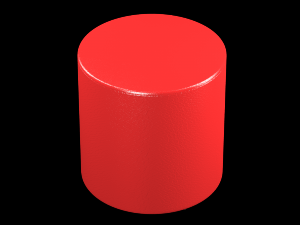 4 leather poufs with 10 colors 3D Model
