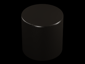 4 leather poufs with 10 colors 3D Model