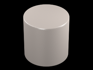 4 leather poufs with 10 colors 3D Model