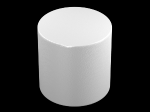 4 leather poufs with 10 colors 3D Model