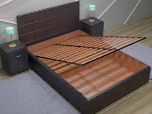 alba bed 3D Model