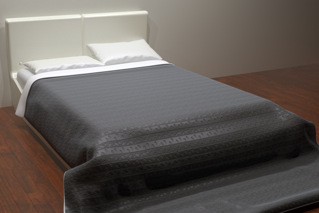 the bed of lucca - 2 color options 3D Model .c4d .max .obj .3ds .fbx .stl .blend 