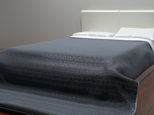 the bed of lucca - 2 color options 3D Model