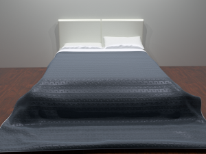 the bed of lucca - 2 color options 3D Model