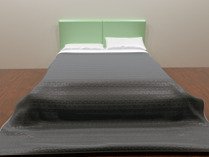 the bed of lucca - 2 color options 3D Model