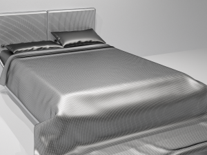 the bed of lucca - 2 color options 3D Model
