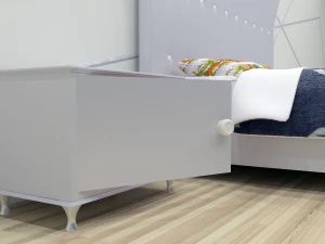 bedroom group lady 3D Model