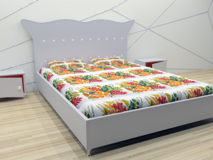 bedroom group lady Modello 3D