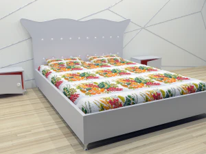 bedroom group lady 3D Model