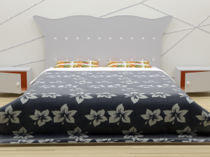 bedroom group lady Modello 3D