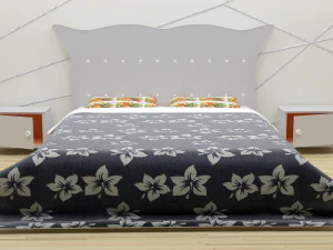 bedroom group lady 3D Model