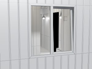 block container with interior 3D Model