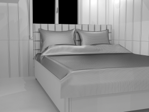 block container with interior 3D Model