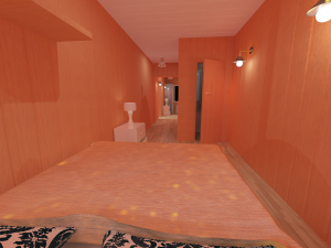 block container with interior 3D Model