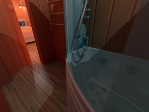 block container with interior 3D Model