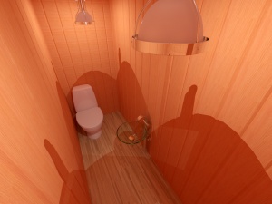 block container with interior 3D Model