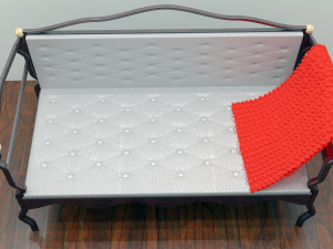 mini sofa in italian style Modelo 3D