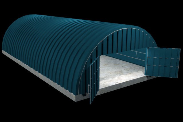 hangar - game ready pbr Model 3D .c4d .max .obj .3ds .fbx .stl .blend 
