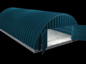 hangar - oyuna hazır pbr 3D Model