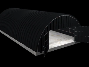 hangar - game ready pbr 3D Model