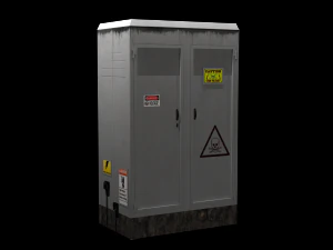 scatola del trasformatore - gioco pronto Modello 3D