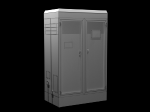 transformer box - game ready Modèle 3D