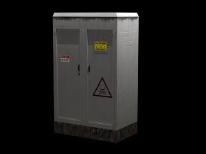 transformer box - game ready Modèle 3D