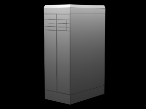 transformer box - game ready Modèle 3D