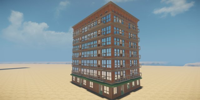 modular house 001 Model 3D .c4d .max .obj .3ds .fbx .stl .blend 