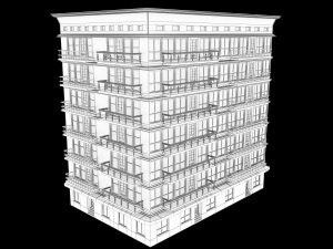 modular house 001 Model 3D