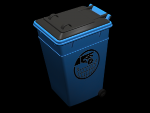 street furniture - dumpster 002 new 3D मॉडल