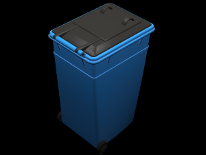street furniture - dumpster 002 new 3D मॉडल