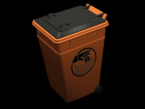 street furniture - dumpster 002 new 3D मॉडल