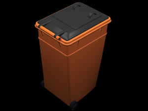 street furniture - dumpster 002 new 3D मॉडल