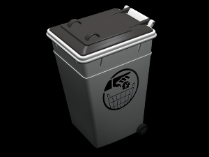 street furniture - dumpster 002 new 3D मॉडल