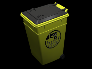 street furniture - dumpster 002 new 3D मॉडल