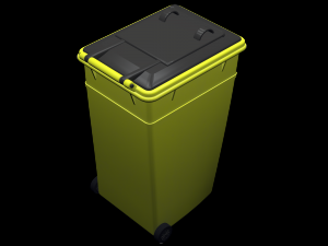 street furniture - dumpster 002 new 3D मॉडल