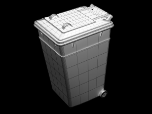 street furniture - dumpster 002 new 3D मॉडल