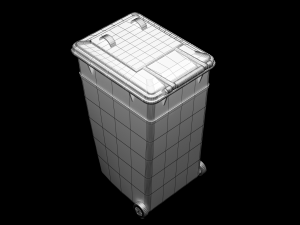 street furniture - dumpster 002 new 3D मॉडल