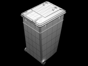 street furniture - dumpster 002 new 3D मॉडल