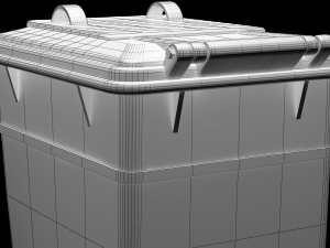 street furniture - dumpster 002 new 3D मॉडल